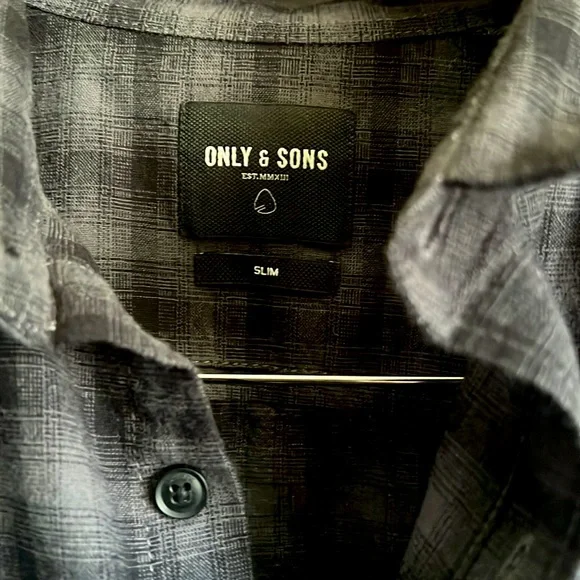 Only & Sons plaid button down - Picture 2 of 3